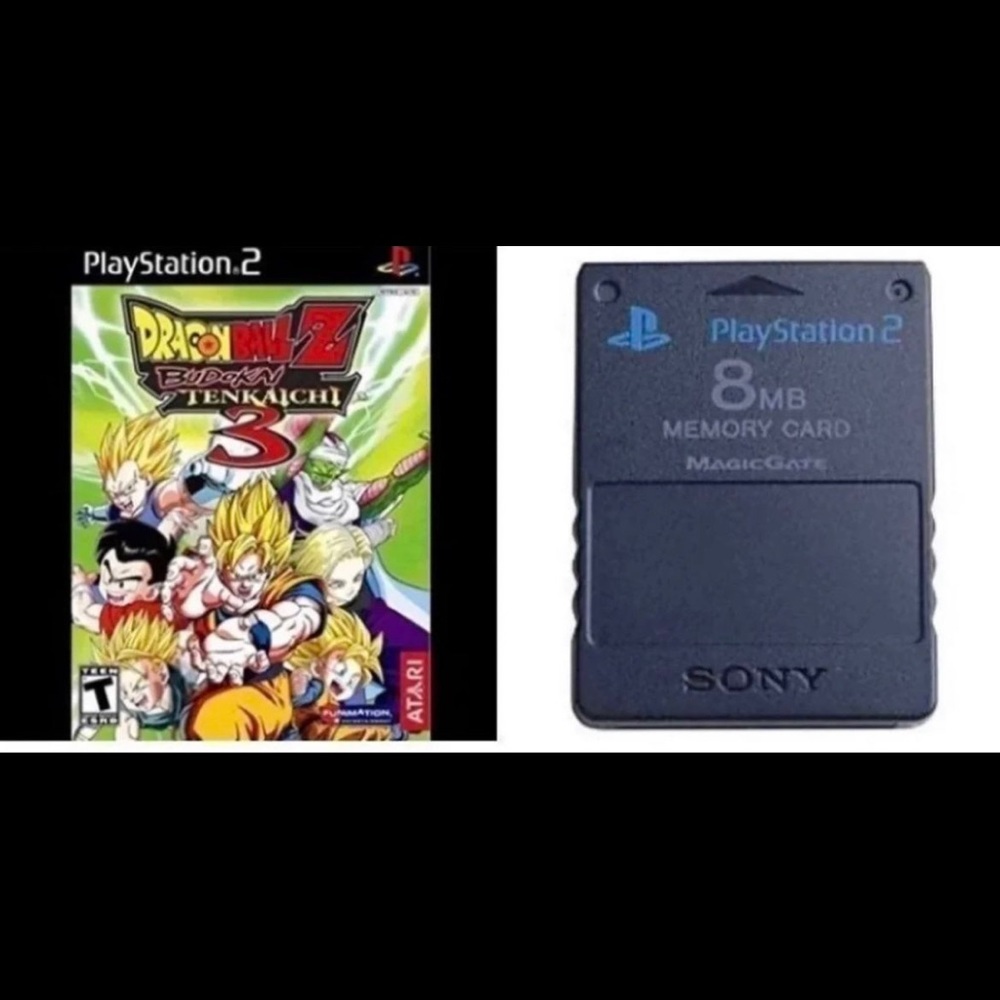 PS2: 8MB Memory Card Saved Game Data - Dragon Ball Z: Budokai Tenkaichi 3